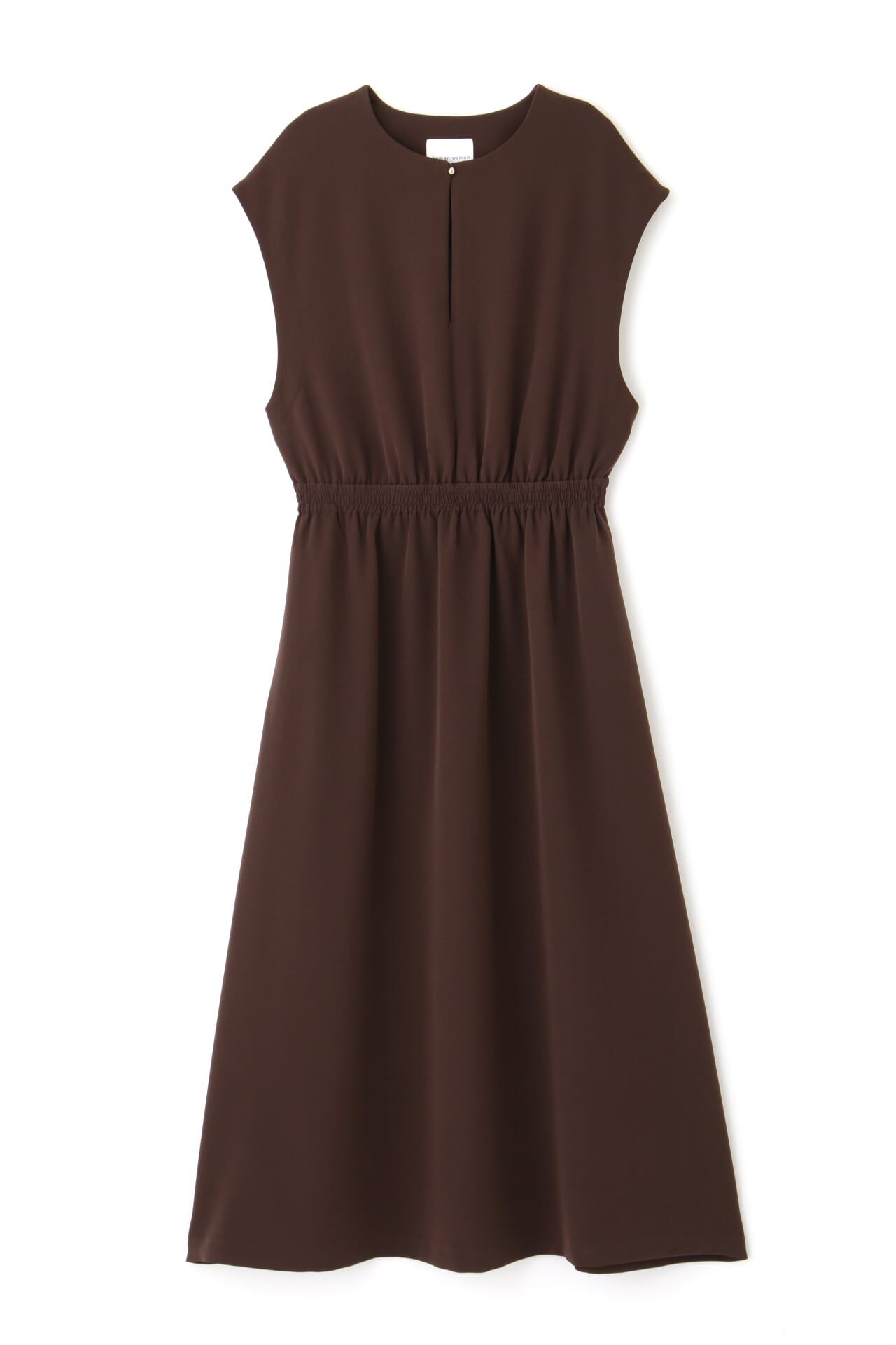  「◆ダブルクロスノースリーブワンピース」|ワンピース|