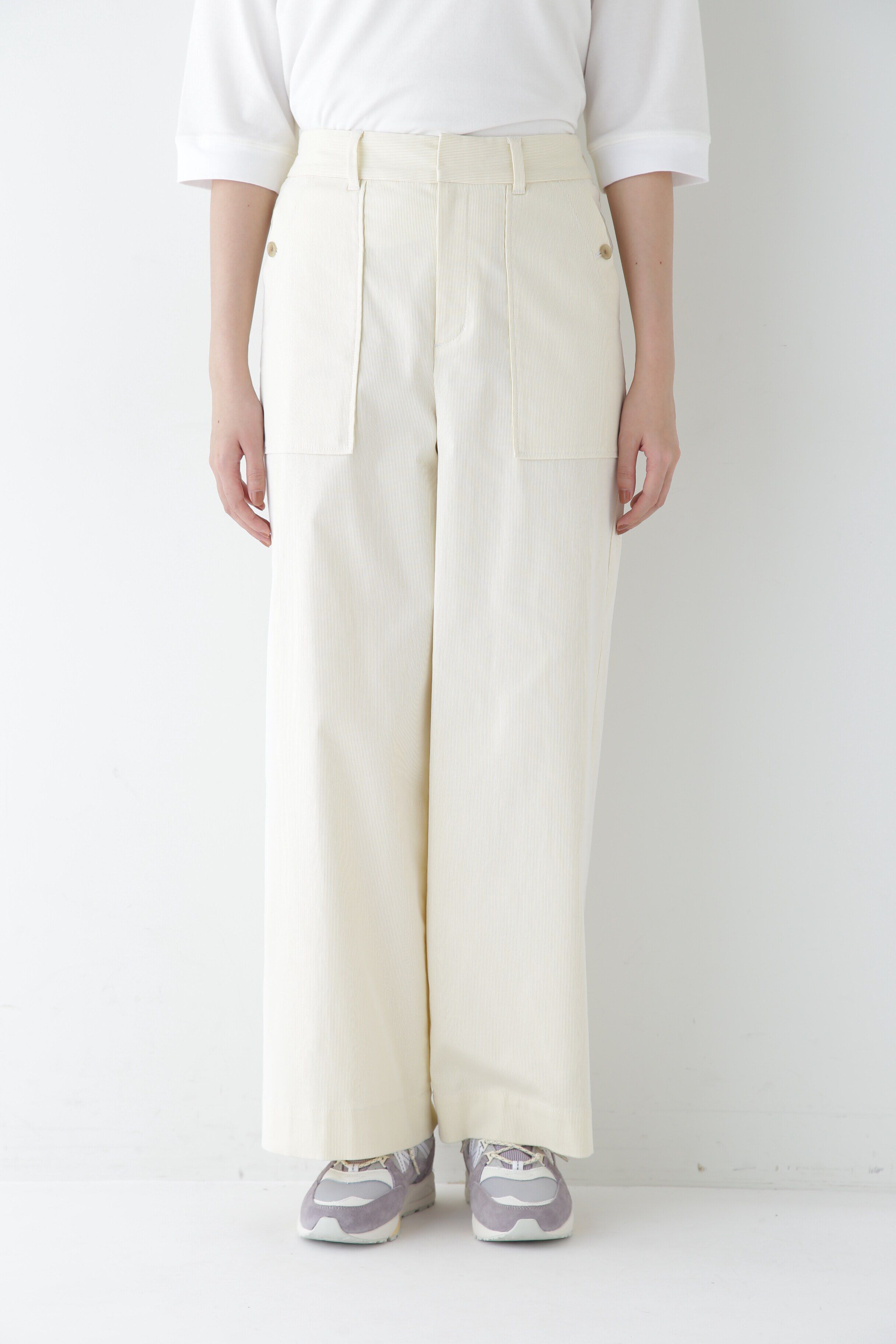  「◆コードストレッチベイカーセミワイドパンツ」|その他|