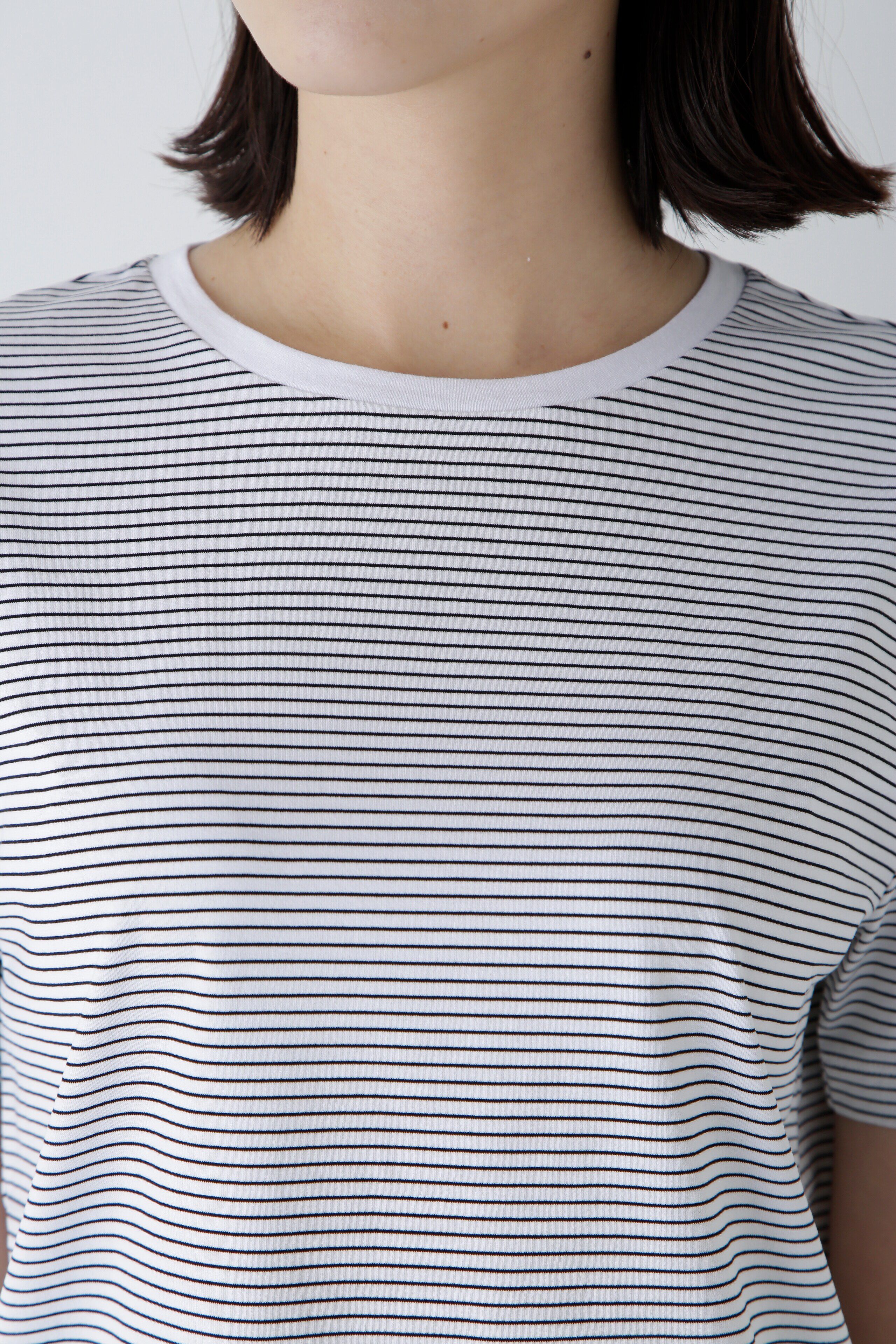  「◆半袖Ｔシャツボーダーオーガニック綿天竺」|Tシャツ・カットソー|