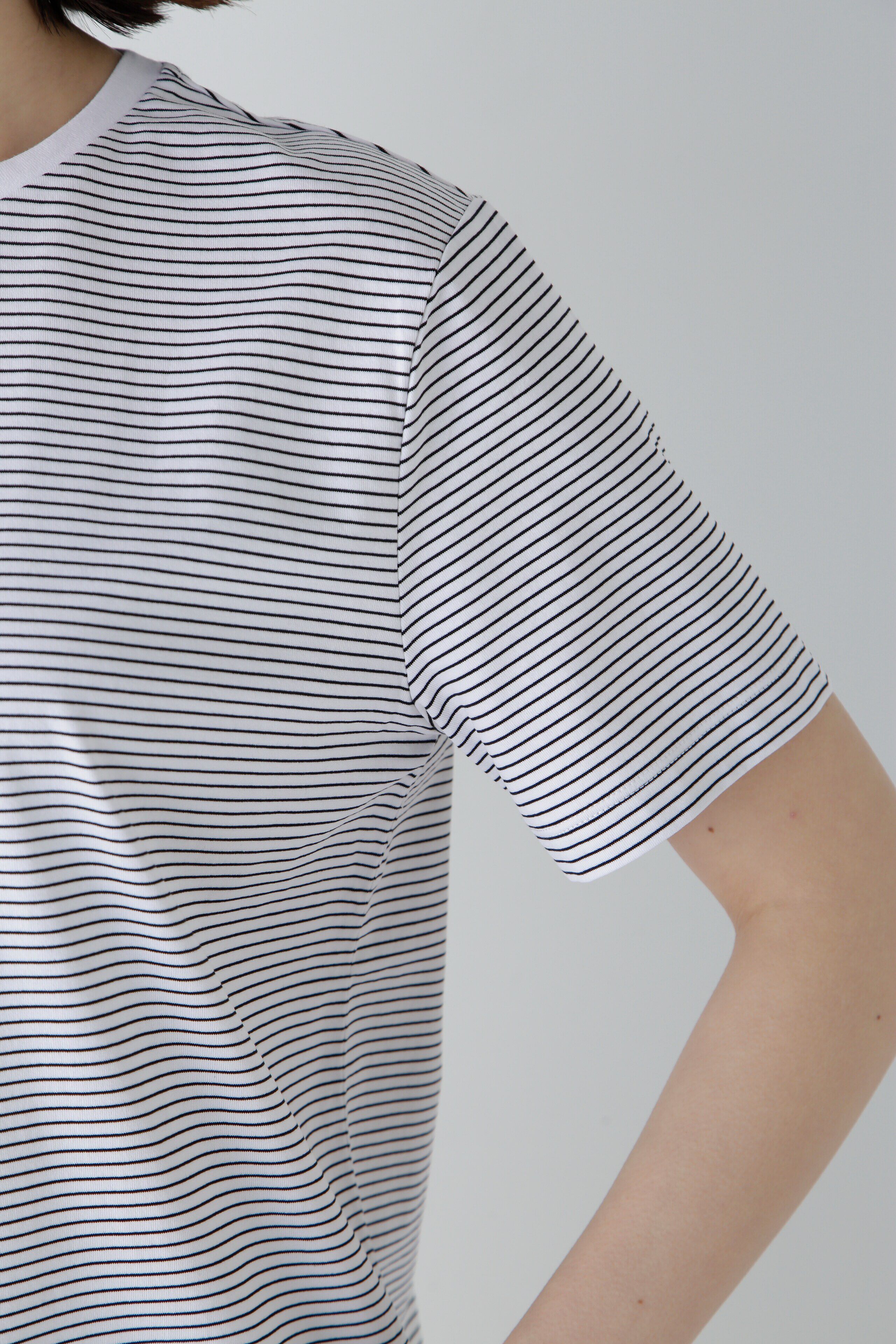  「◆半袖Ｔシャツボーダーオーガニック綿天竺」|Tシャツ・カットソー|