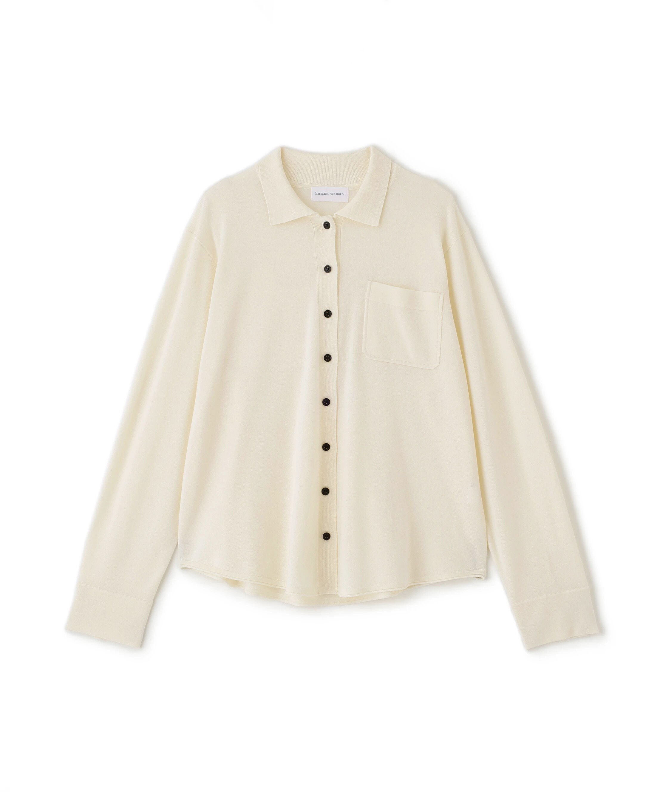  「◆クリアウール混ニットシャツ」|ニット・セーター|