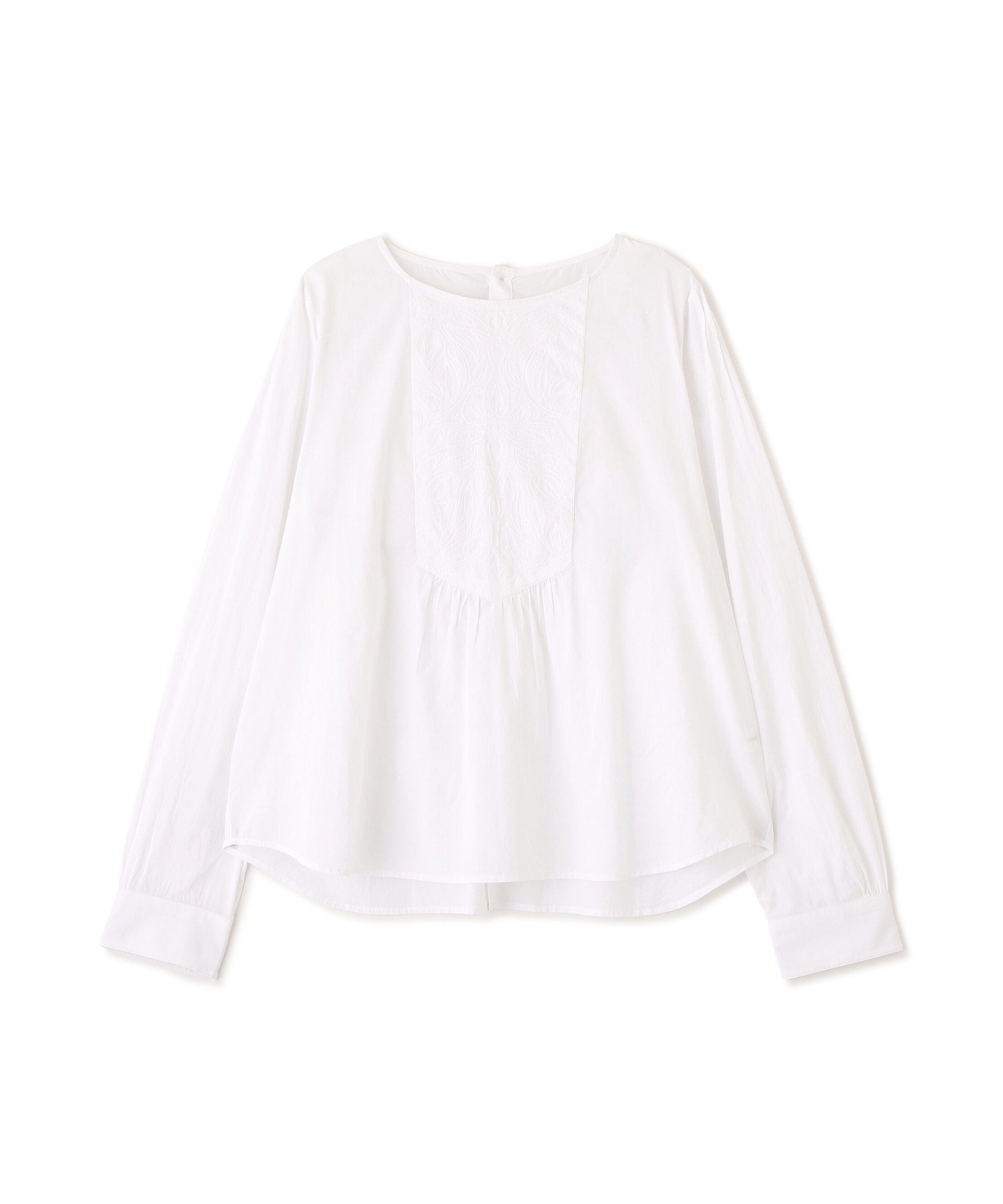  「◆インドキルトヨークノーカラーブラウス」|シャツ・ブラウス|