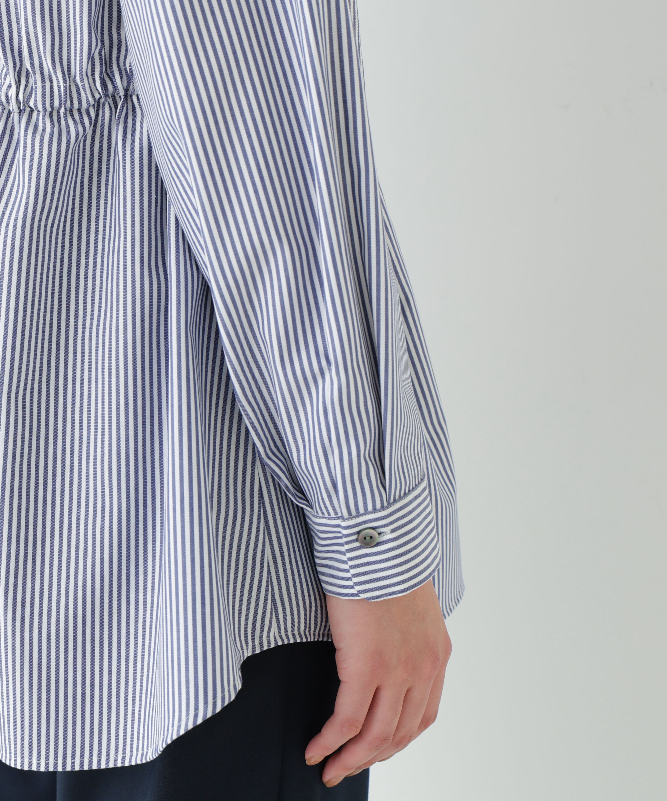  「◆シャンブレーオックスドロストブラウス」|シャツ・ブラウス|