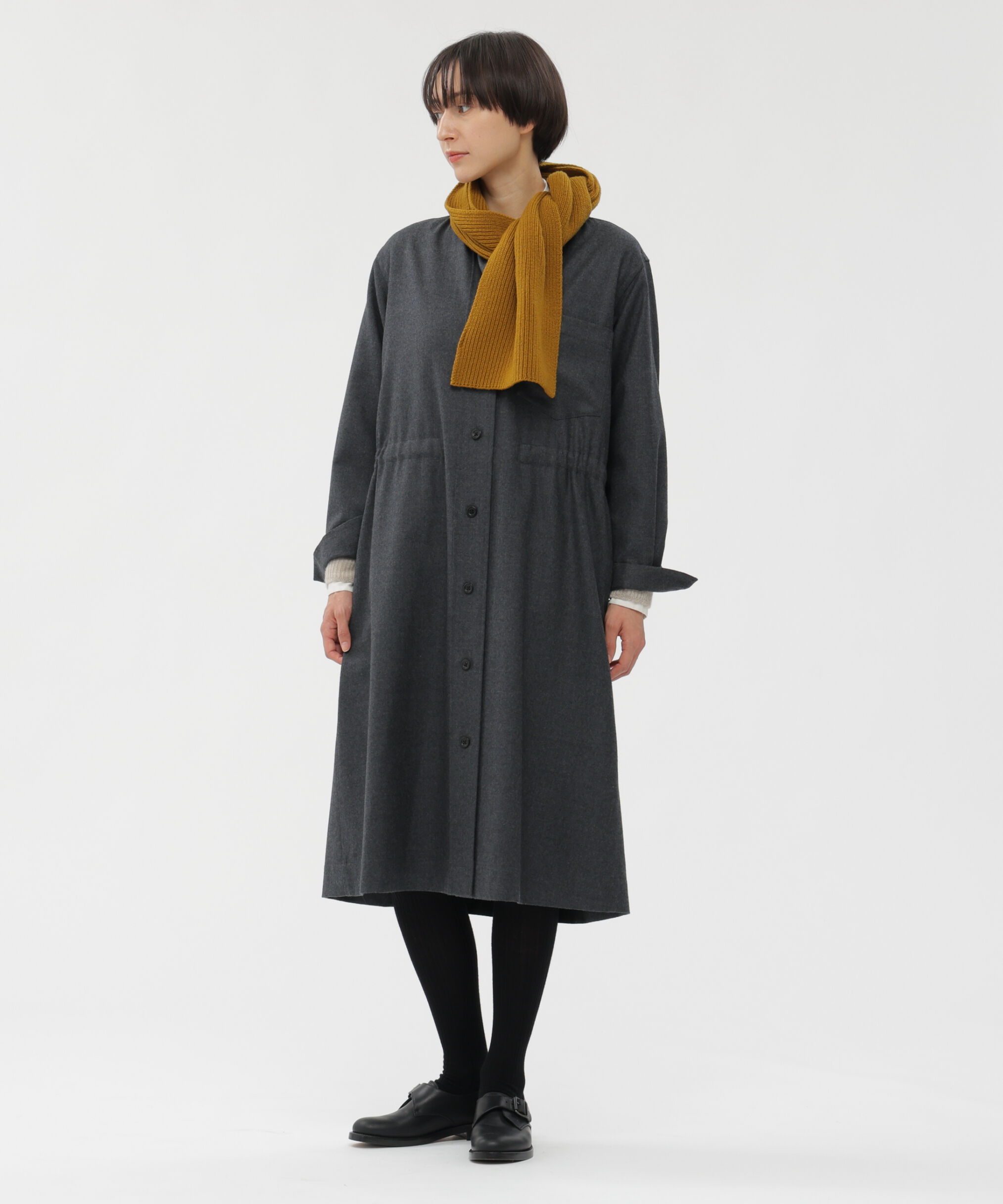  「LIGHT FLANNEL DRESS」|ワンピース|