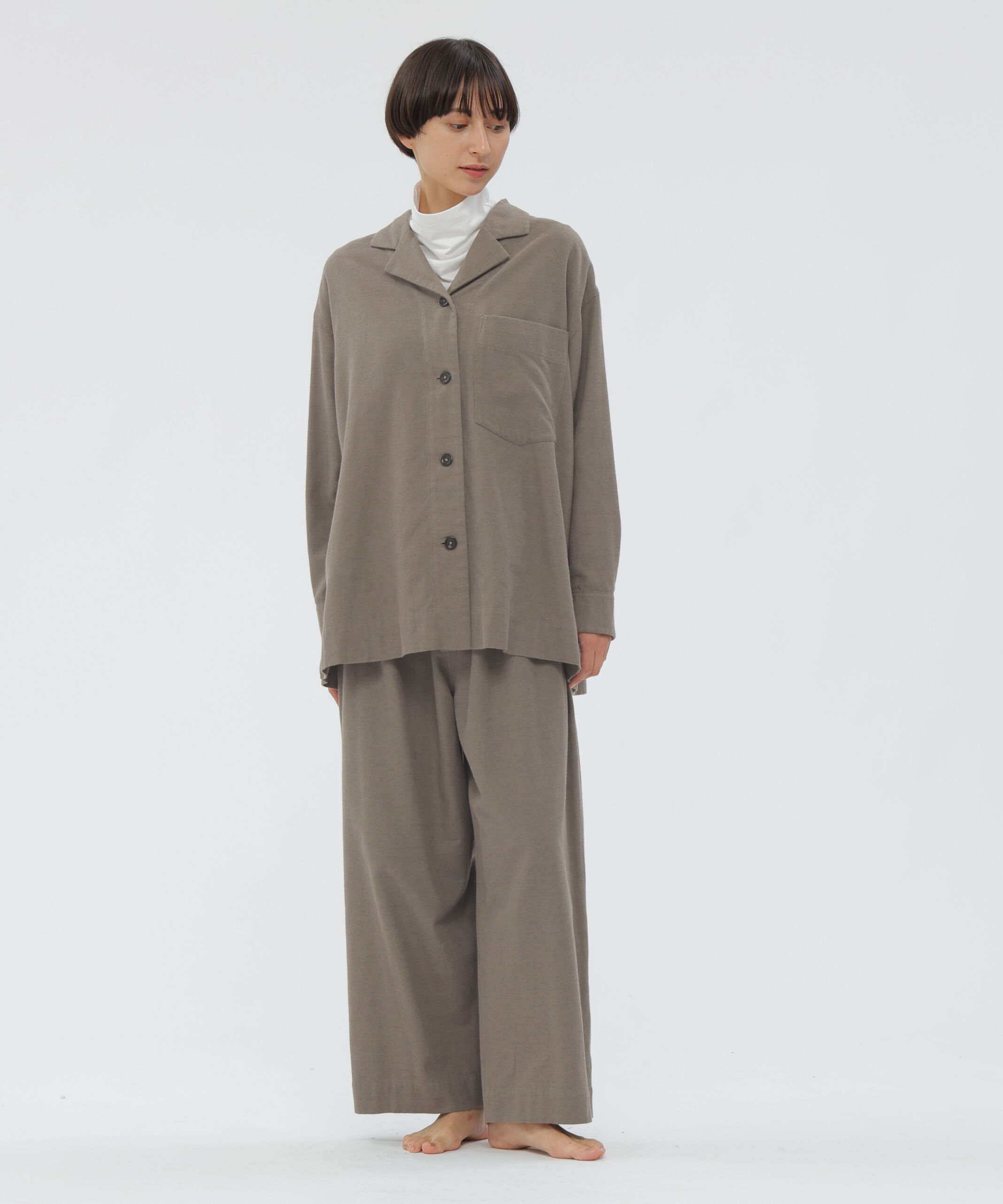 MARGARET HOWELL HOUSEHOLDGOODS「COTTON CASHMERE TWILL SHIRT」|シャツ・ブラウス|