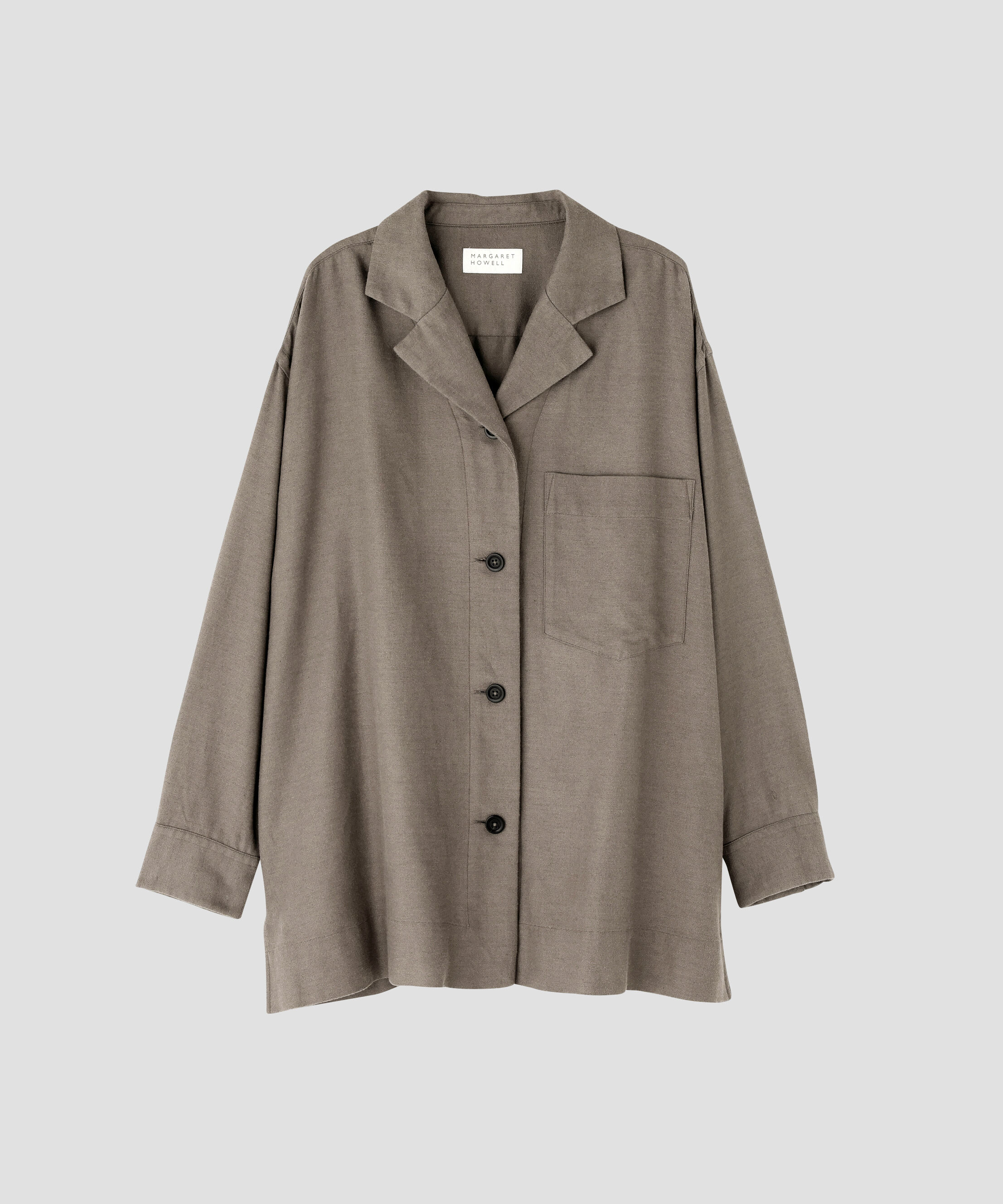 MARGARET HOWELL HOUSEHOLDGOODS「COTTON CASHMERE TWILL SHIRT」|シャツ・ブラウス|