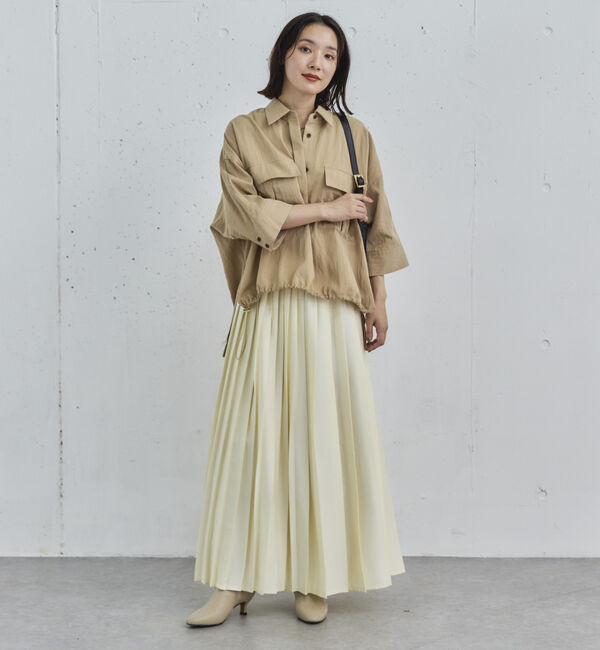 Doux archives「【セットアップ対応】スキッパードロストシャツ」|シャツ・ブラウス|