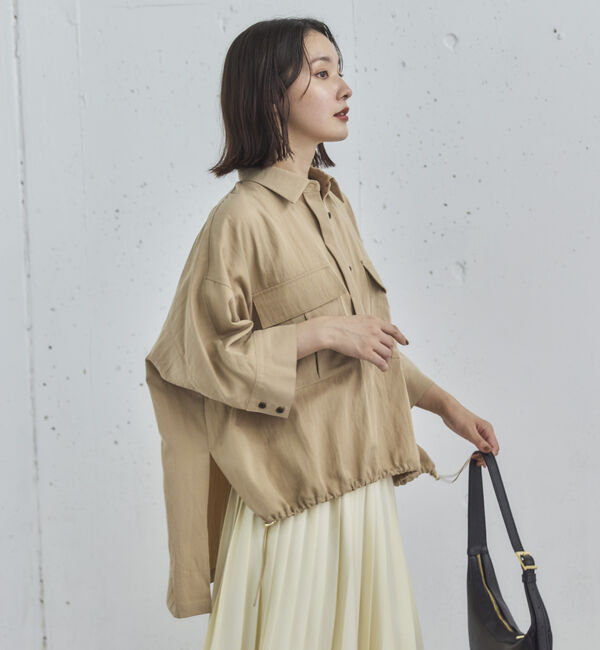 Doux archives「【セットアップ対応】スキッパードロストシャツ」|シャツ・ブラウス|