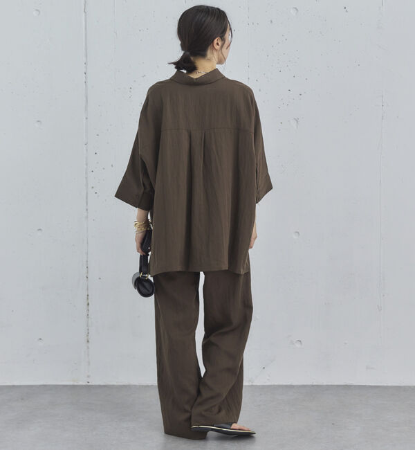 Doux archives「【セットアップ対応】スキッパードロストシャツ」|シャツ・ブラウス|