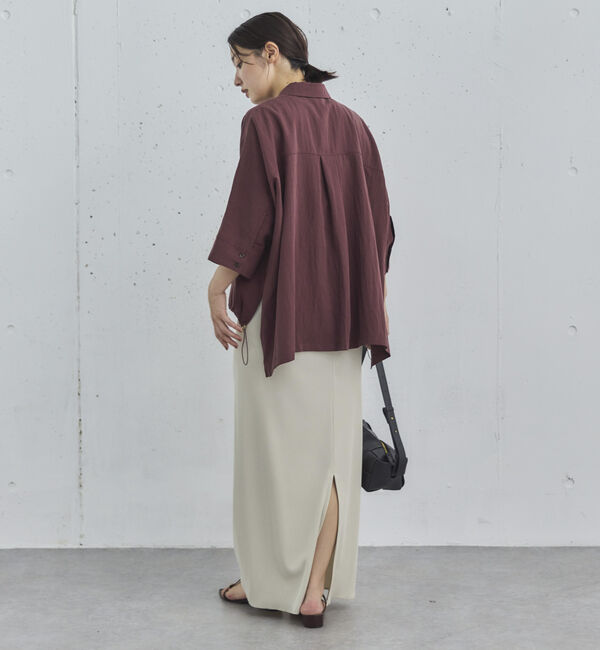 Doux archives「【セットアップ対応】スキッパードロストシャツ」|シャツ・ブラウス|