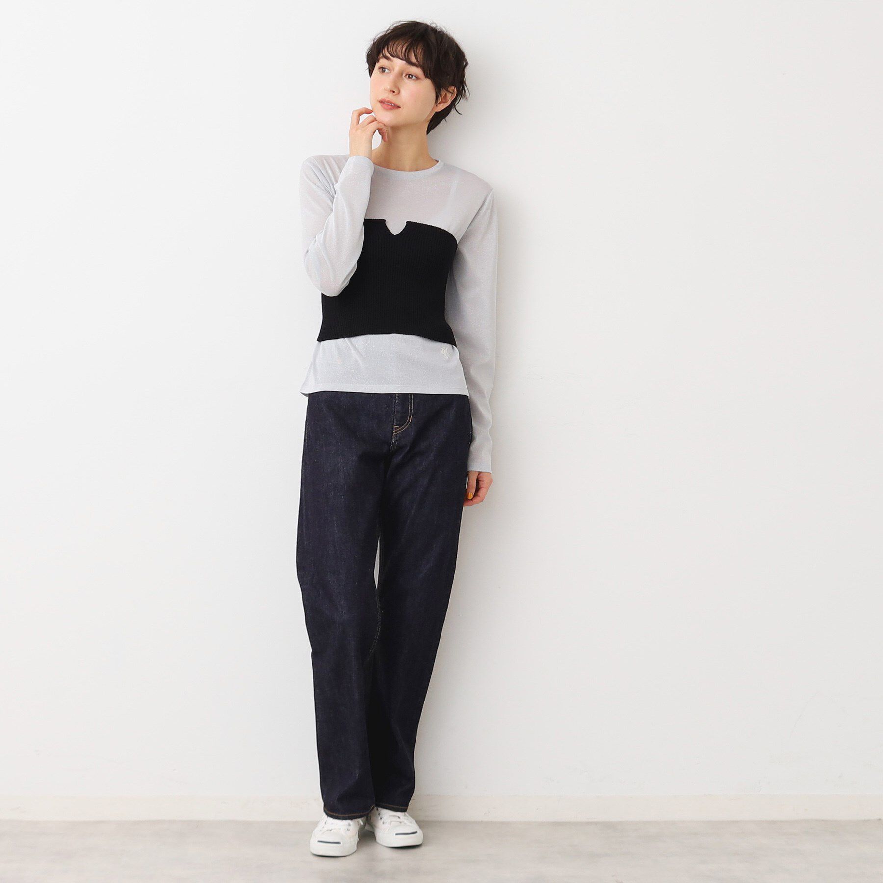 Dessin「【洗える】ニットバンドゥ」|チューブトップ|