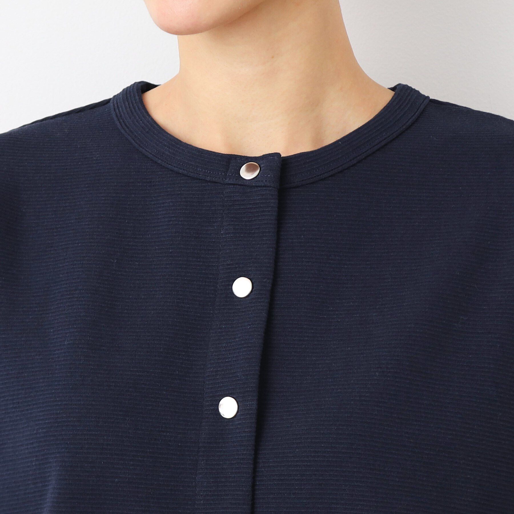 Dessin「【洗える】メタルボタンクルーネックカーディガン（S～L）」|カーディガン|