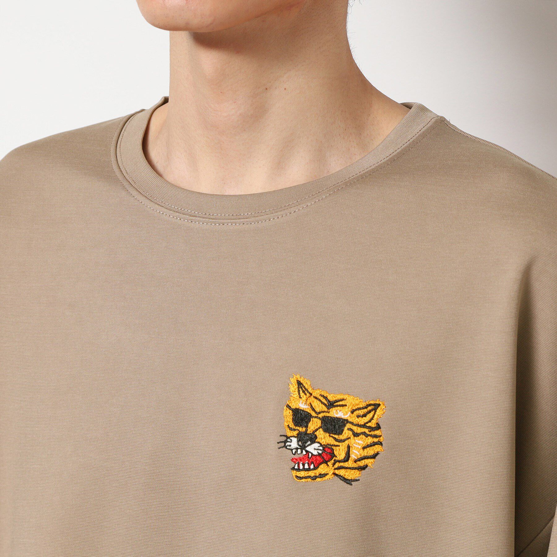 Dessin「【洗える】タイガー刺繍スウェット」|パーカー|