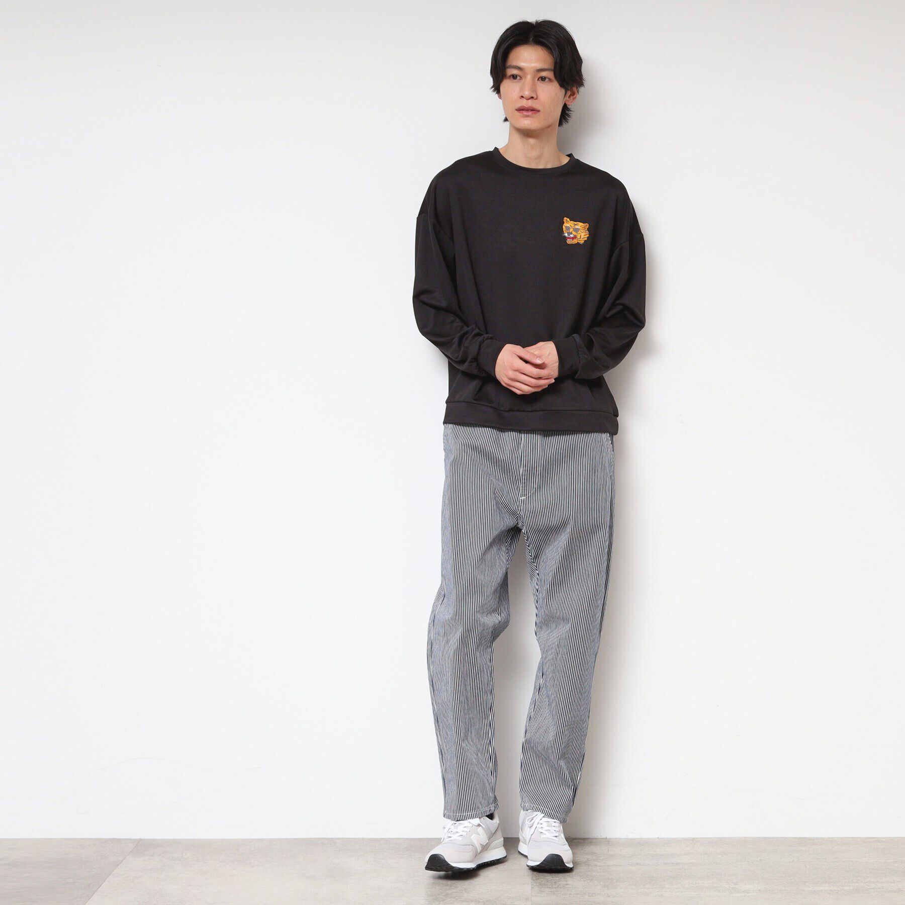 Dessin「【洗える】タイガー刺繍スウェット」|パーカー|