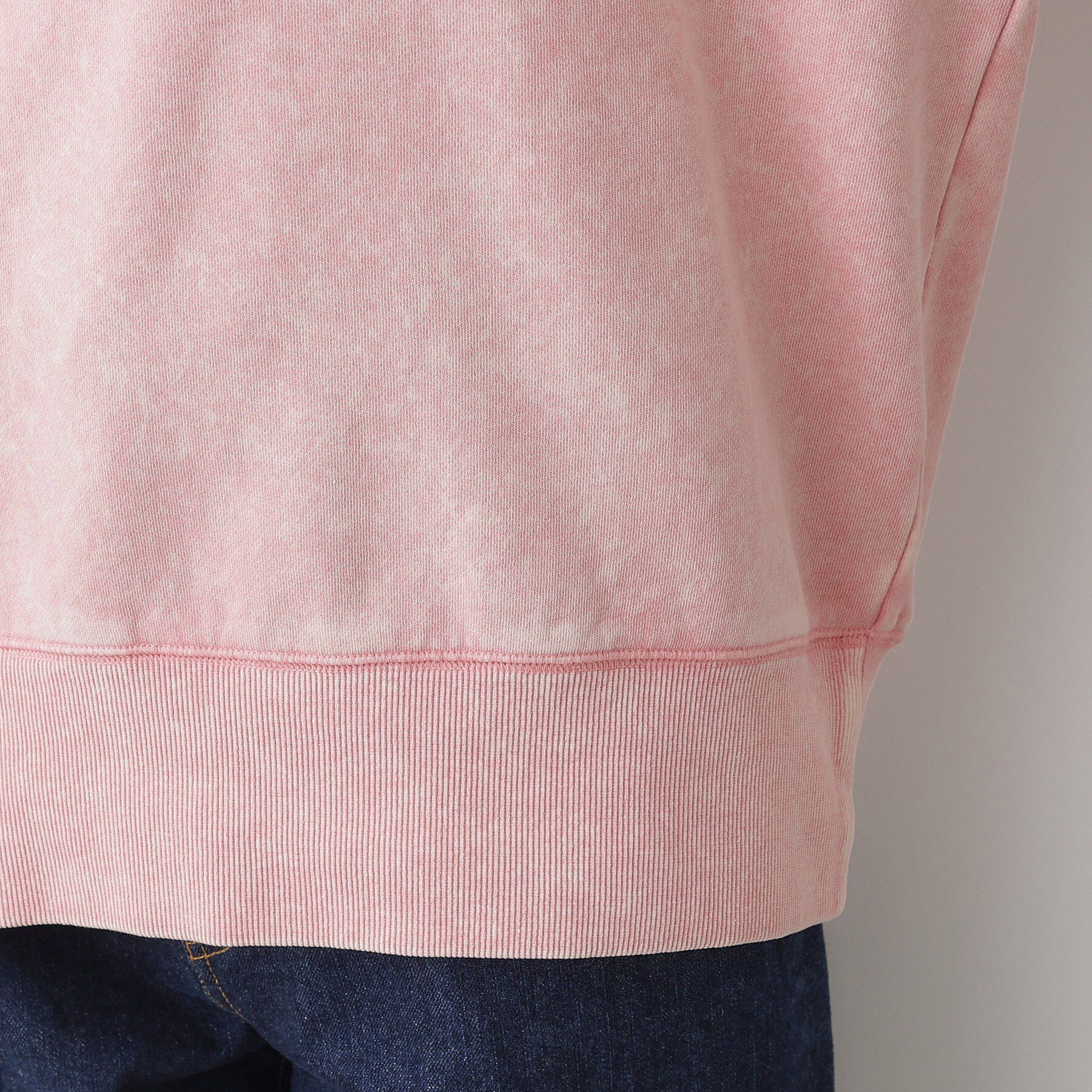 Dessin「【ユニセックス/洗える】ケミカルウォッシュ裏毛トレーナー」|パーカー|