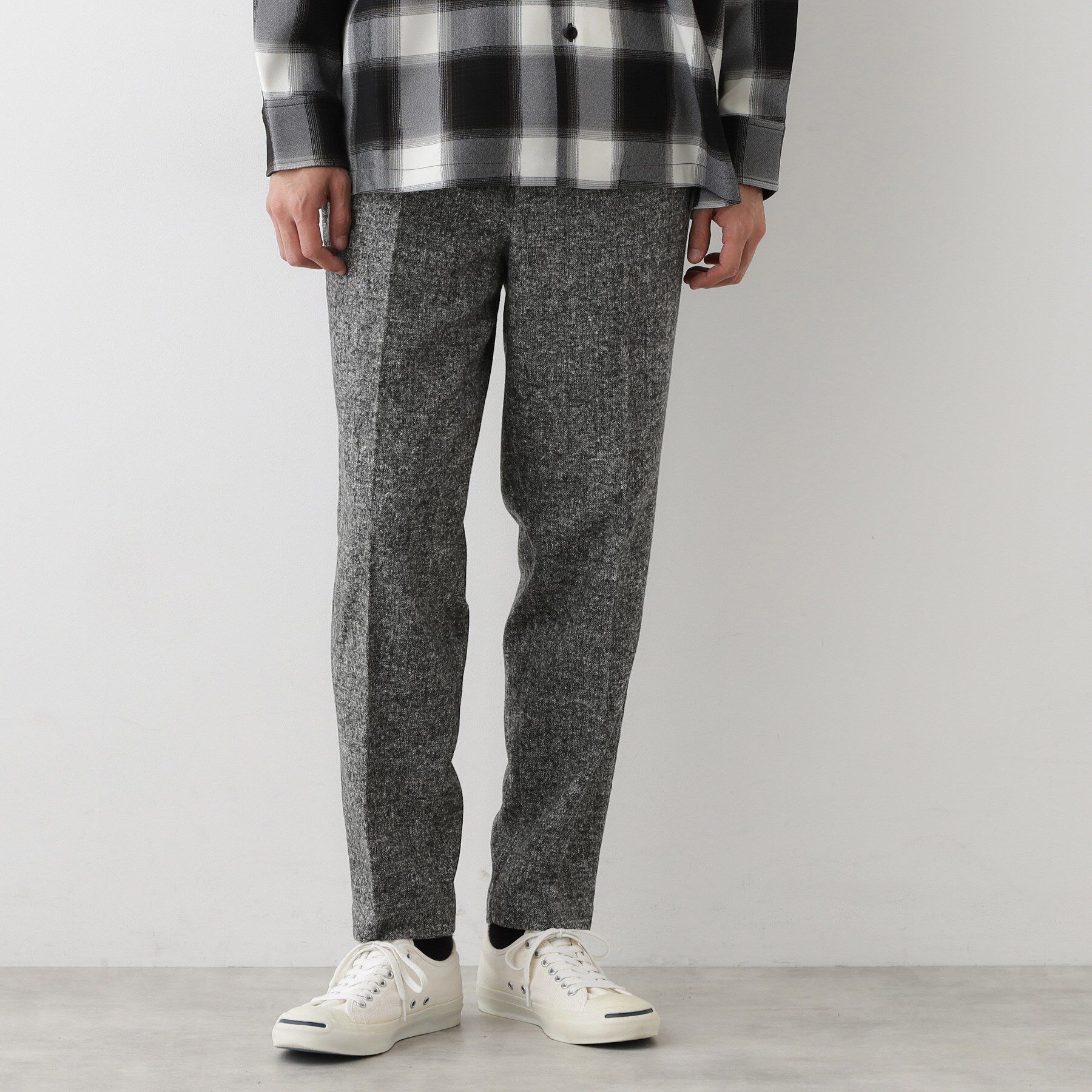 Dessin「【ウエストゴム/洗える】ツイードパンツ」|その他|