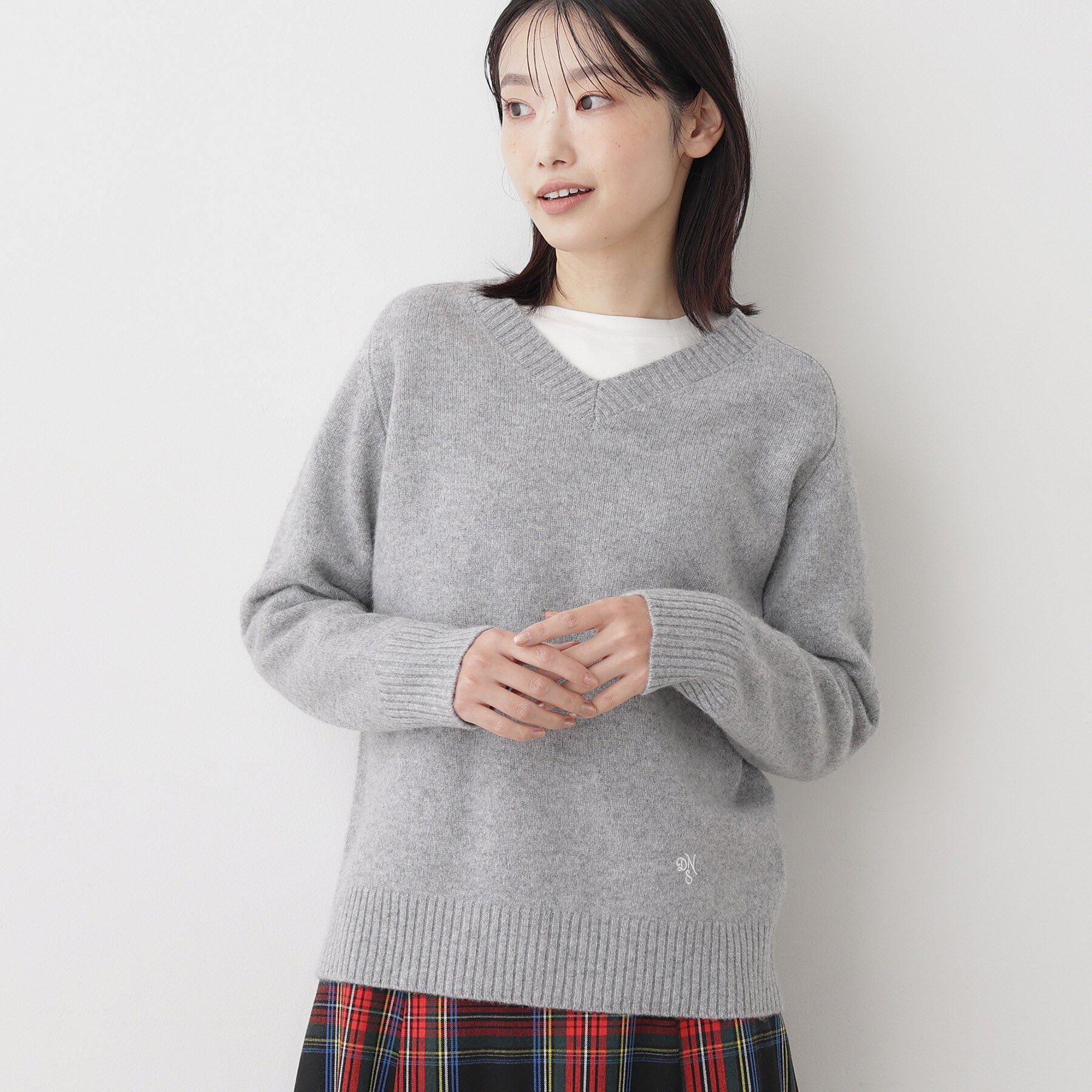 Dessin「ウールカシミヤVネック」|ニット・セーター|