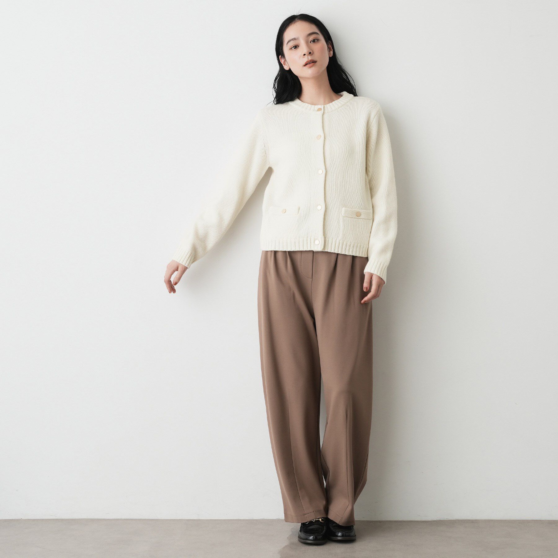 Dessin「ウールカシミヤカーディガン」|カーディガン|