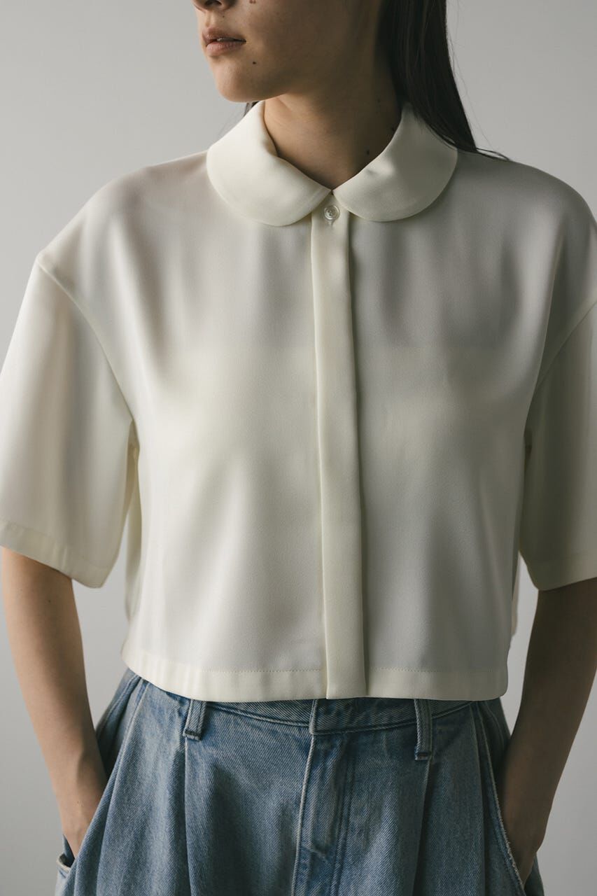 STYLEMIXER「サークルカラーサテンショートシャツ」|シャツ・ブラウス|
