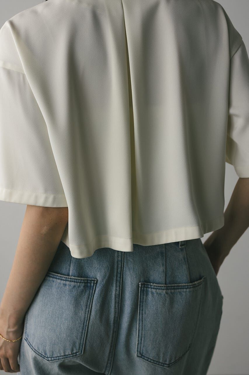 STYLEMIXER「サークルカラーサテンショートシャツ」|シャツ・ブラウス|