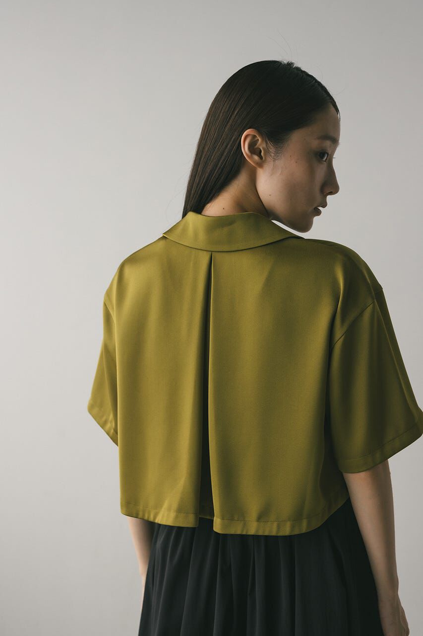 STYLEMIXER「サークルカラーサテンショートシャツ」|シャツ・ブラウス|