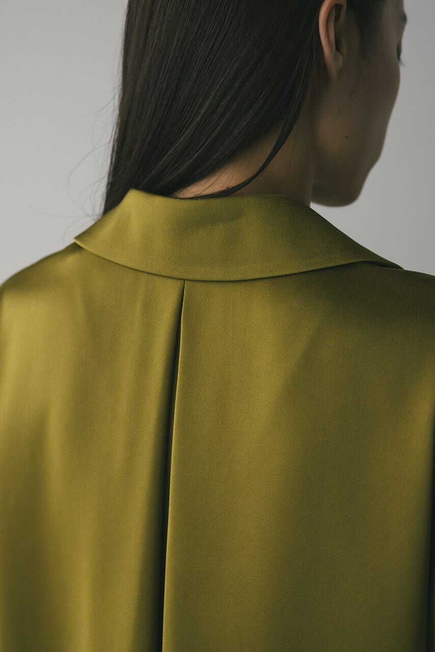 STYLEMIXER「サークルカラーサテンショートシャツ」|シャツ・ブラウス|