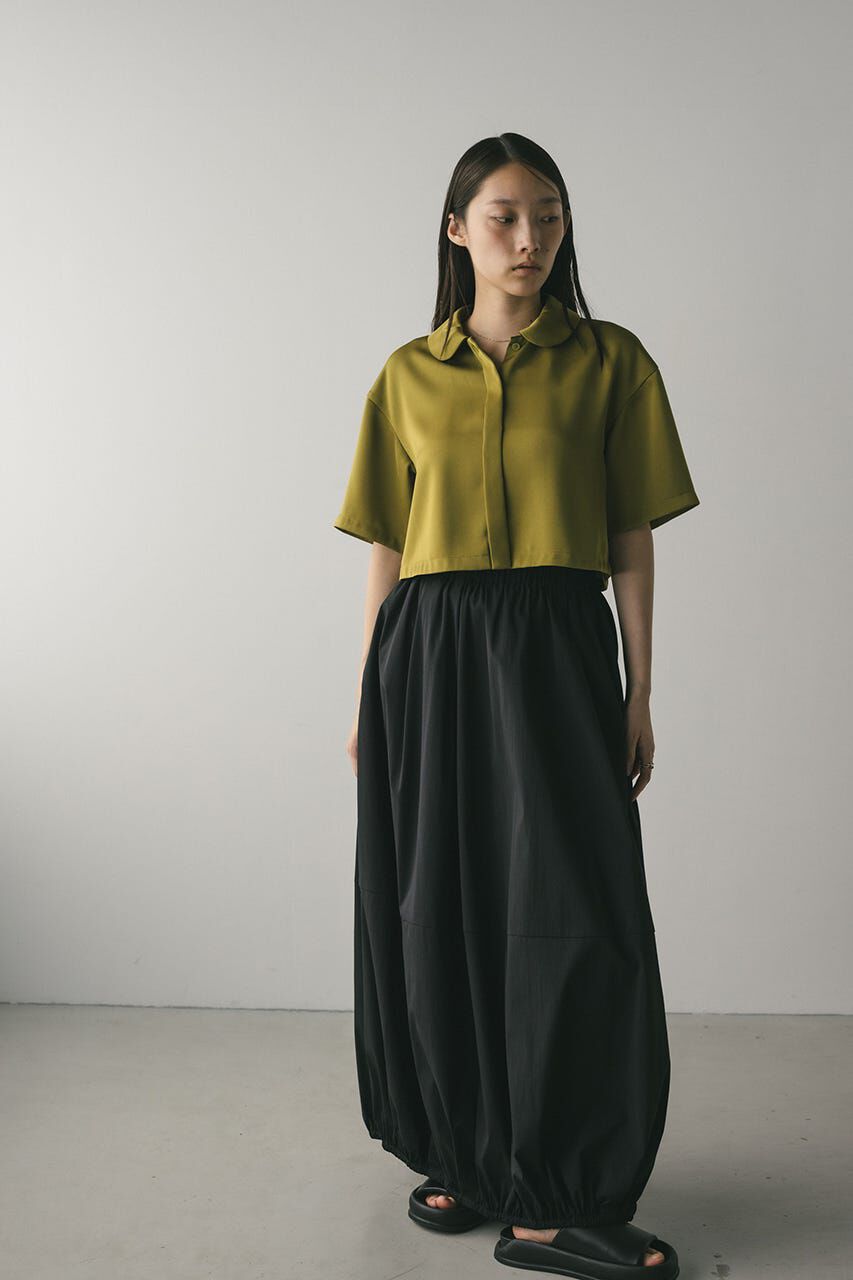 STYLEMIXER「サークルカラーサテンショートシャツ」|シャツ・ブラウス|