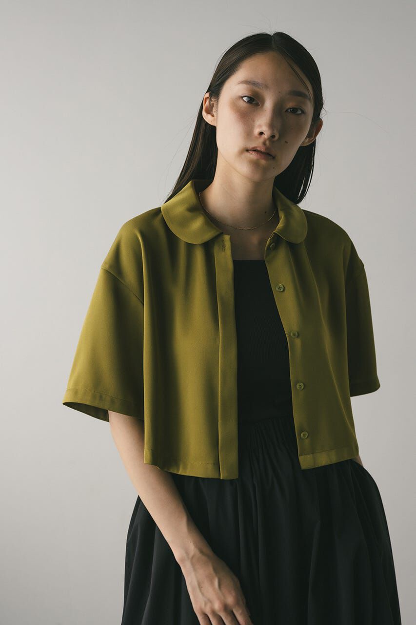 STYLEMIXER「サークルカラーサテンショートシャツ」|シャツ・ブラウス|