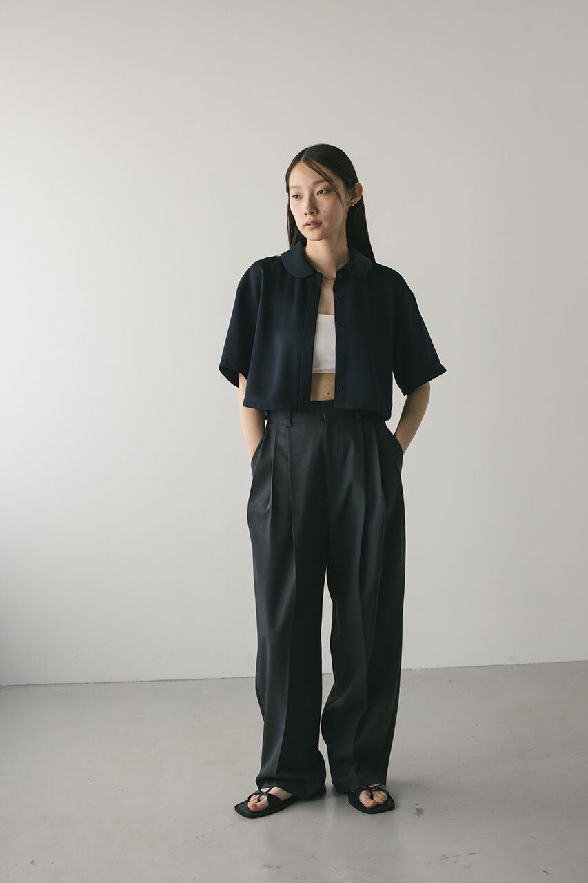 STYLEMIXER「サークルカラーサテンショートシャツ」|シャツ・ブラウス|