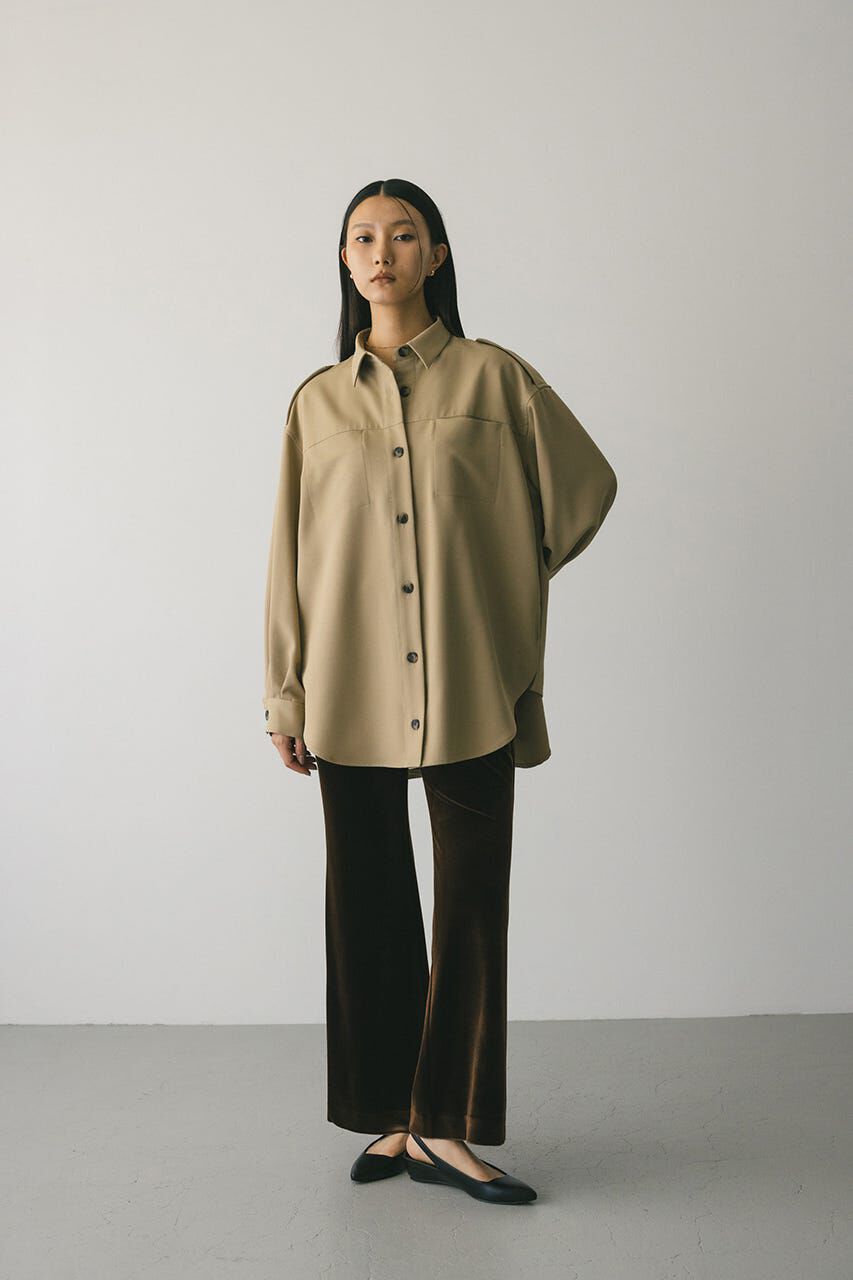 STYLEMIXER「エポレットビッグシャツ」|シャツ・ブラウス|