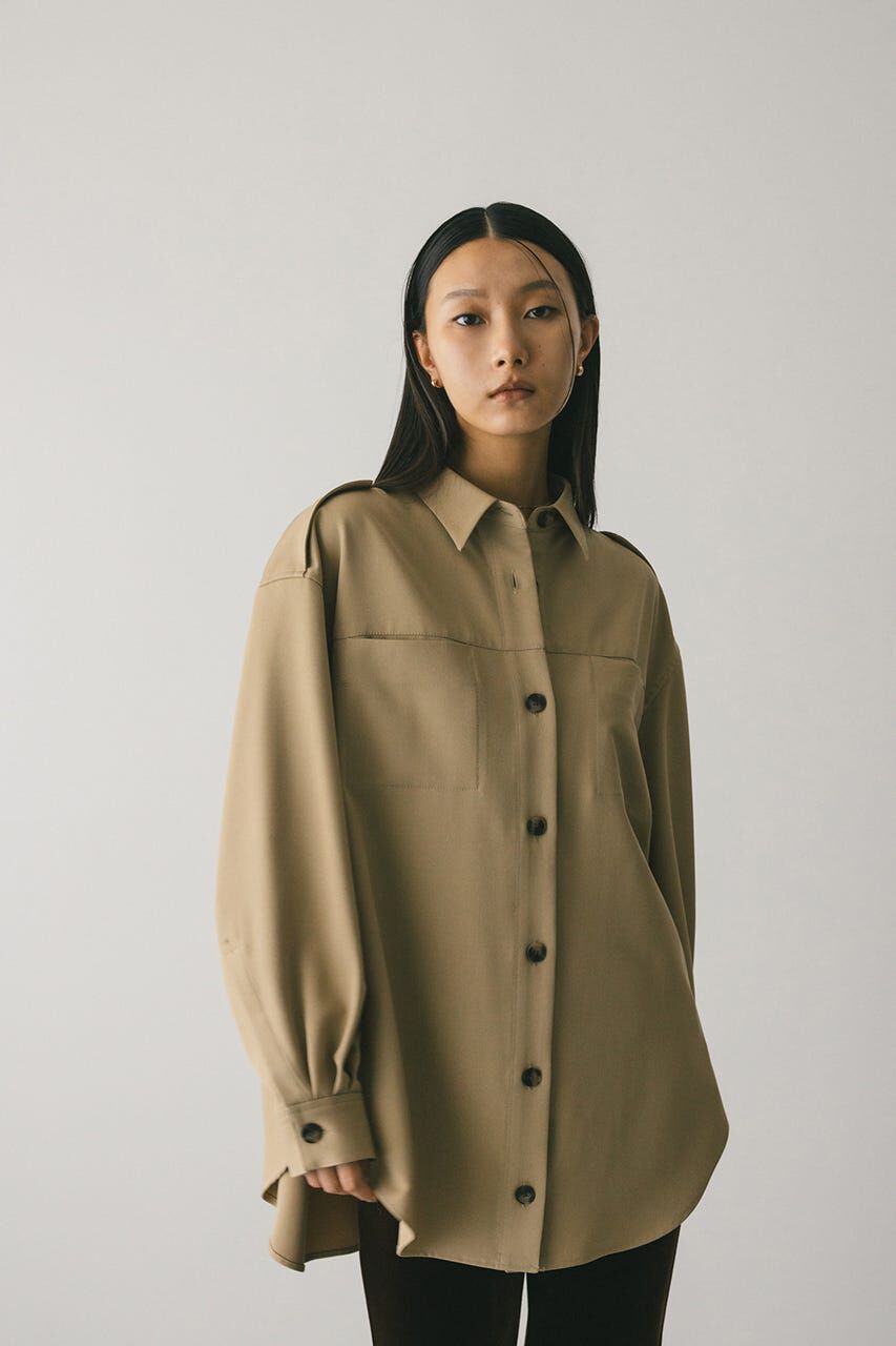 STYLEMIXER「エポレットビッグシャツ」|シャツ・ブラウス|