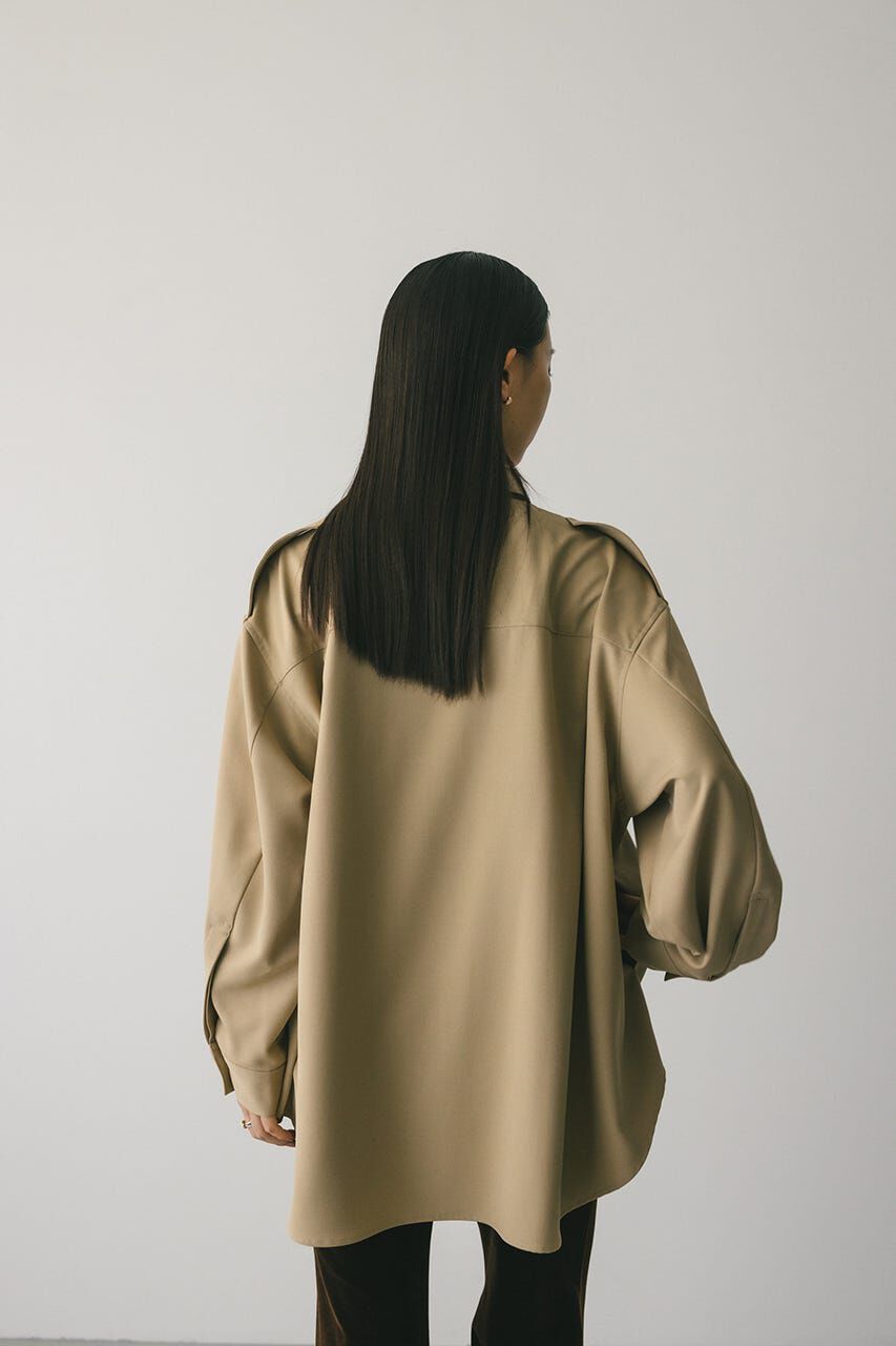 STYLEMIXER「エポレットビッグシャツ」|シャツ・ブラウス|