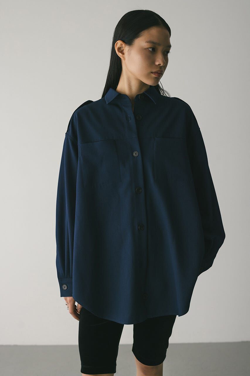 STYLEMIXER「エポレットビッグシャツ」|シャツ・ブラウス|