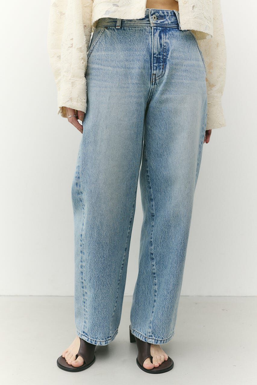 STYLEMIXER「カーブラインデニム」|デニム|L/BLU1