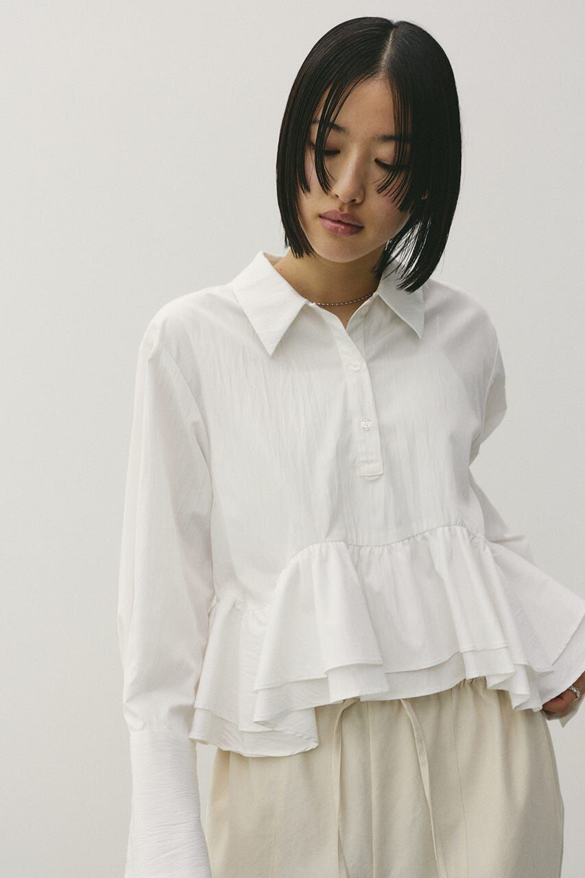 STYLEMIXER「ヘムフリルシャツ」|シャツ・ブラウス|
