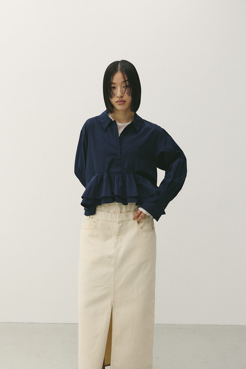 STYLEMIXER「ヘムフリルシャツ」|シャツ・ブラウス|