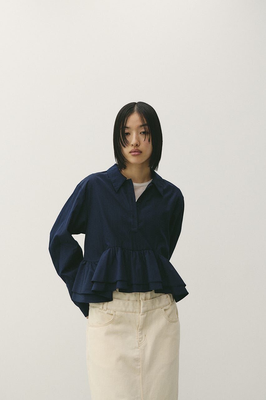 STYLEMIXER「ヘムフリルシャツ」|シャツ・ブラウス|