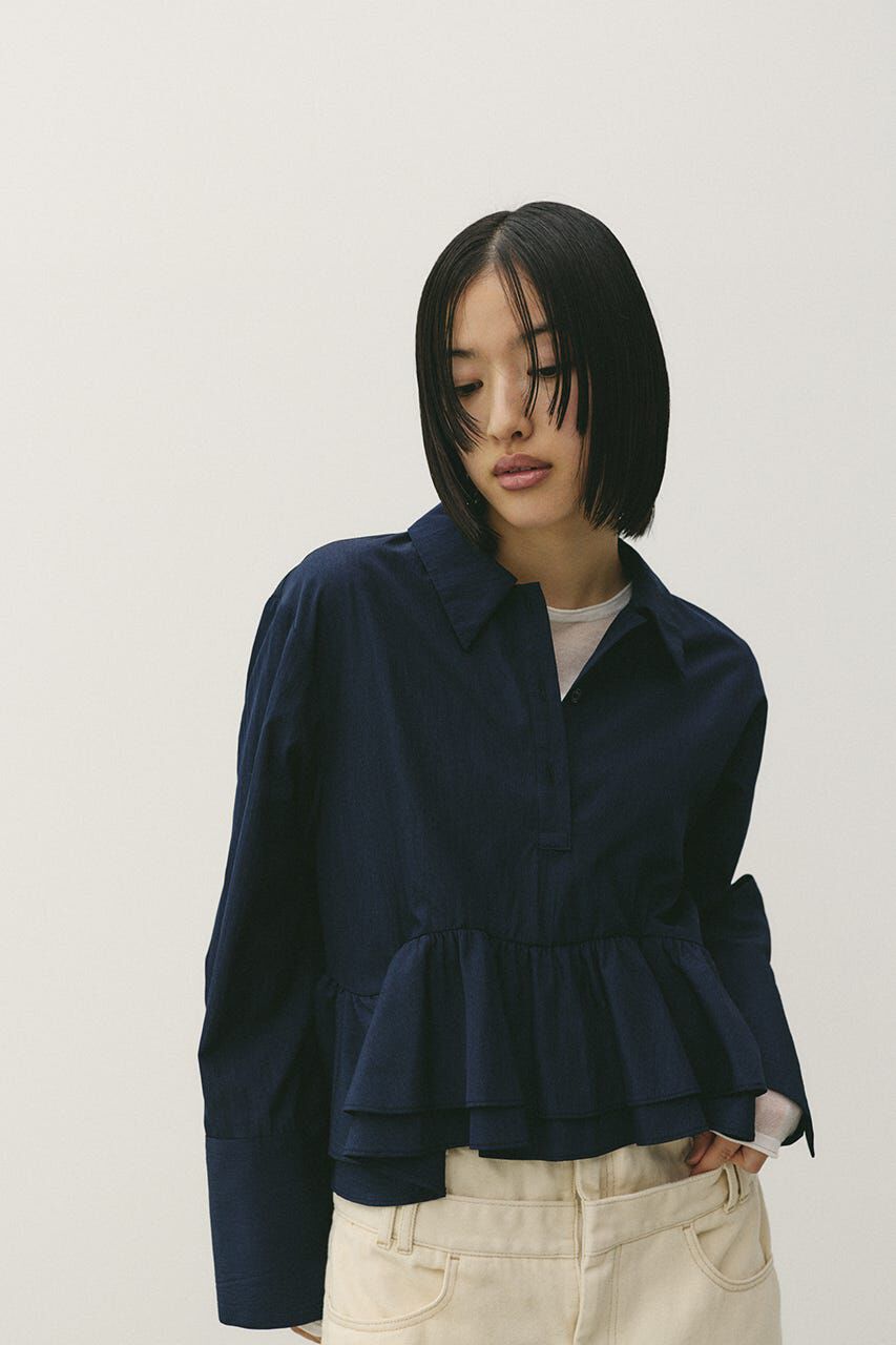 STYLEMIXER「ヘムフリルシャツ」|シャツ・ブラウス|