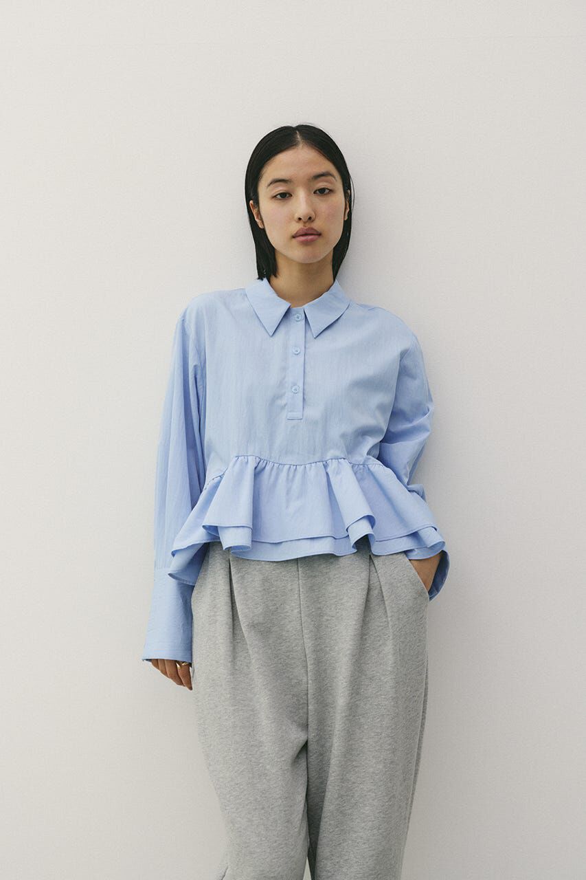 STYLEMIXER「ヘムフリルシャツ」|シャツ・ブラウス|