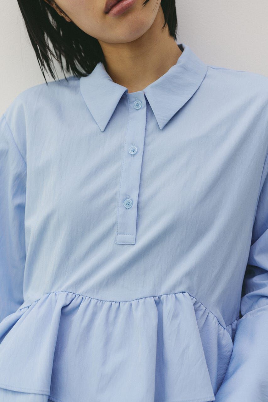 STYLEMIXER「ヘムフリルシャツ」|シャツ・ブラウス|