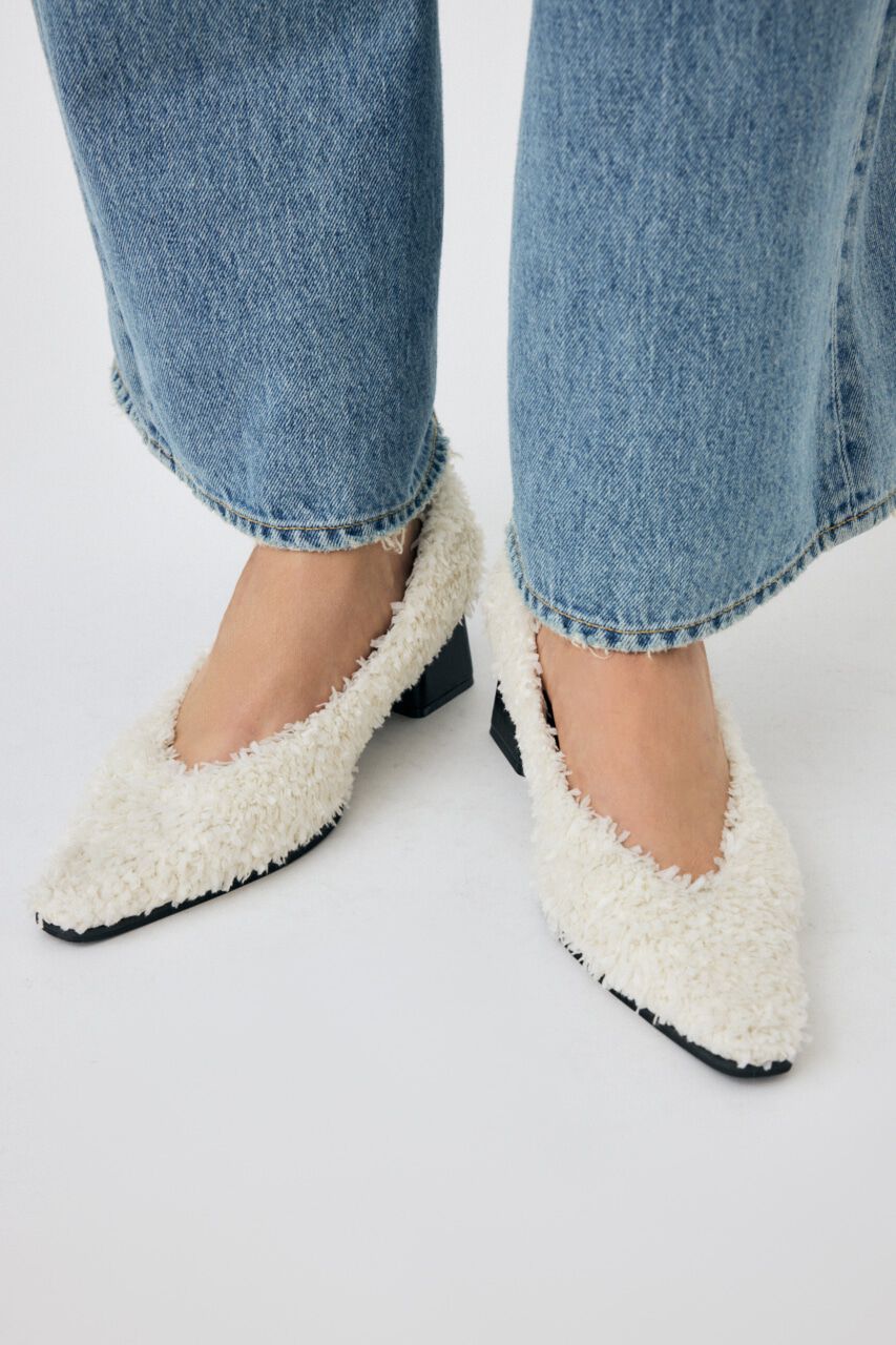 MOUSSY「BOA ポインテッドパンプス」|パンプス|O/WHT1