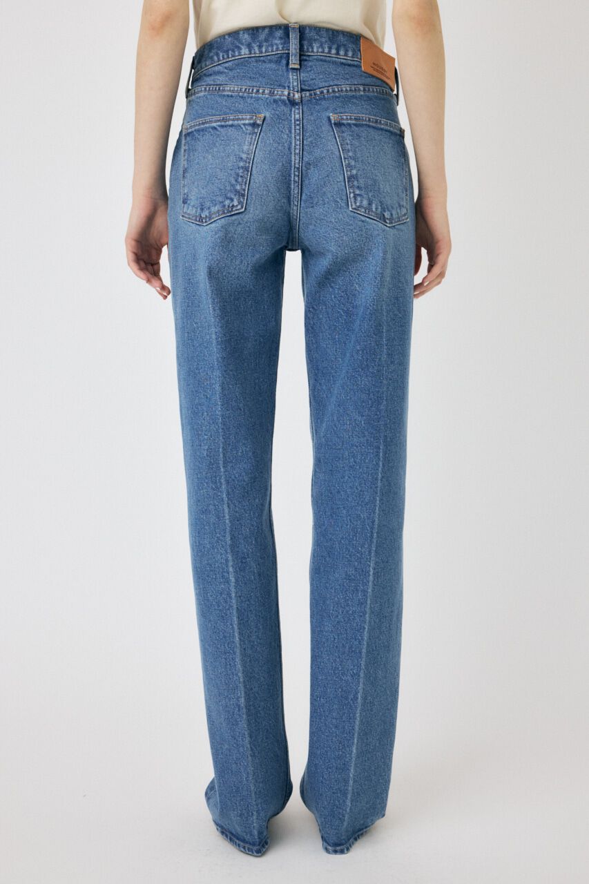 MOUSSY「MVS CENTER PRESS ストレートデニム」|デニム|