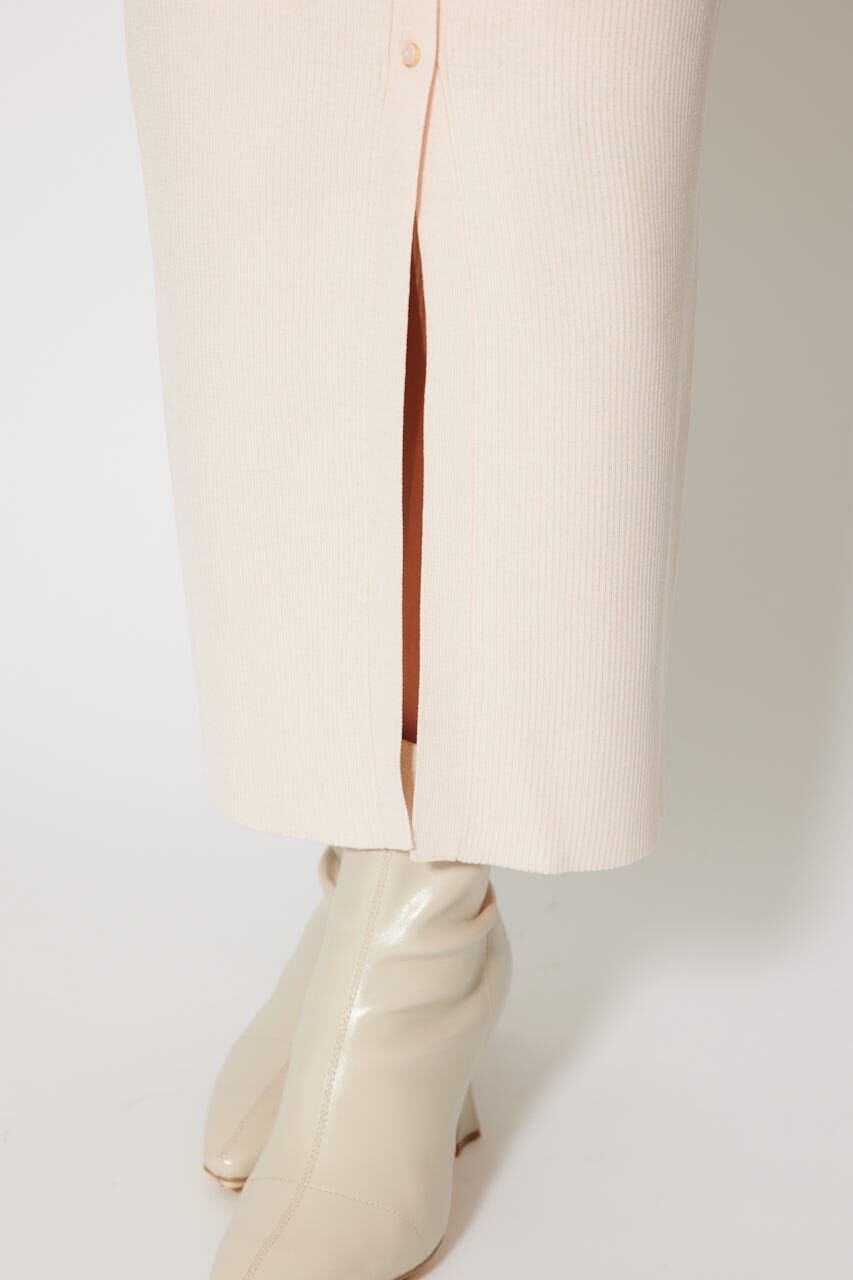 rienda「2WAYビジューフラワーオフショルタイトニットワンピース」|ワンピース|