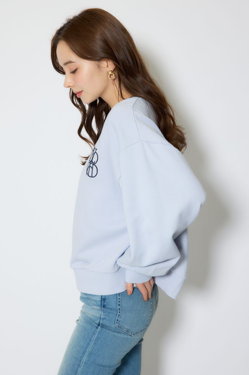 rienda「バックレースアップスウェットトップス」|Tシャツ・カットソー|