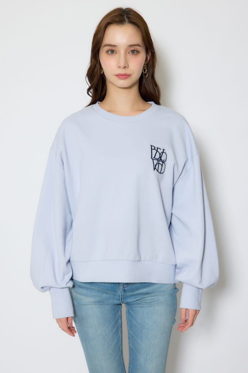 rienda「バックレースアップスウェットトップス」|Tシャツ・カットソー|