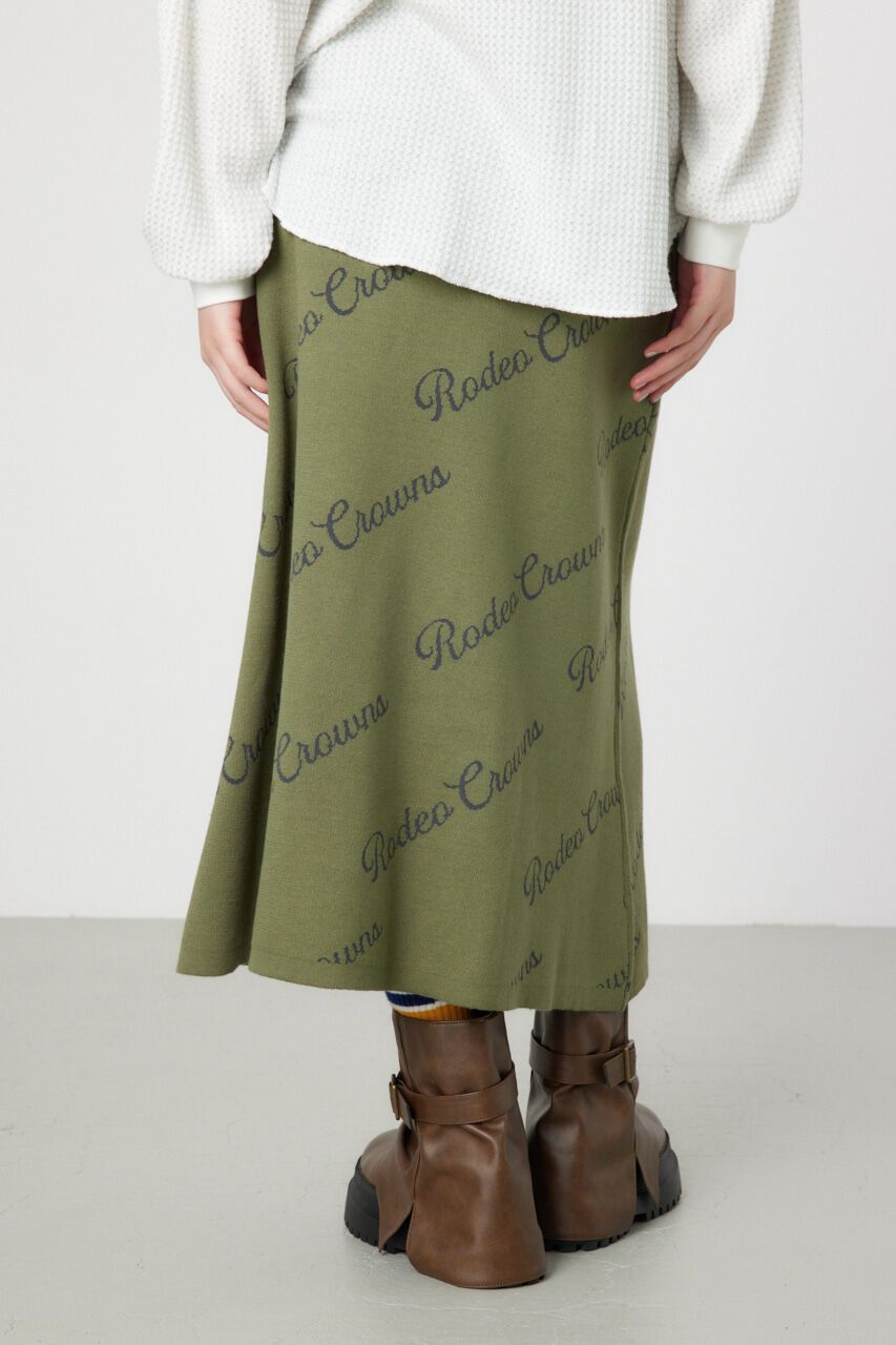 RODEO CROWNS「ロゴニットフレアスカート」|スカート|