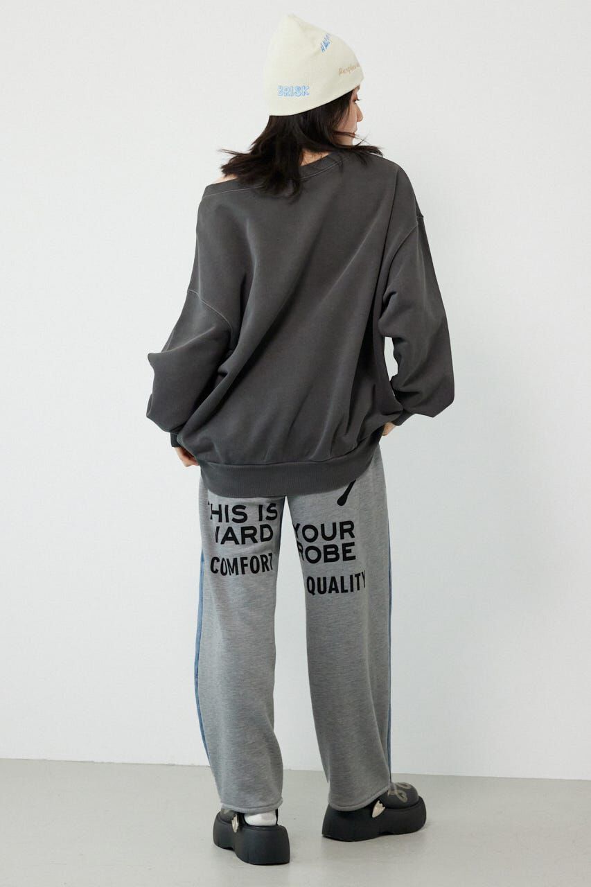 RODEO CROWNS「オフショルダースウェットトップス」|パーカー|