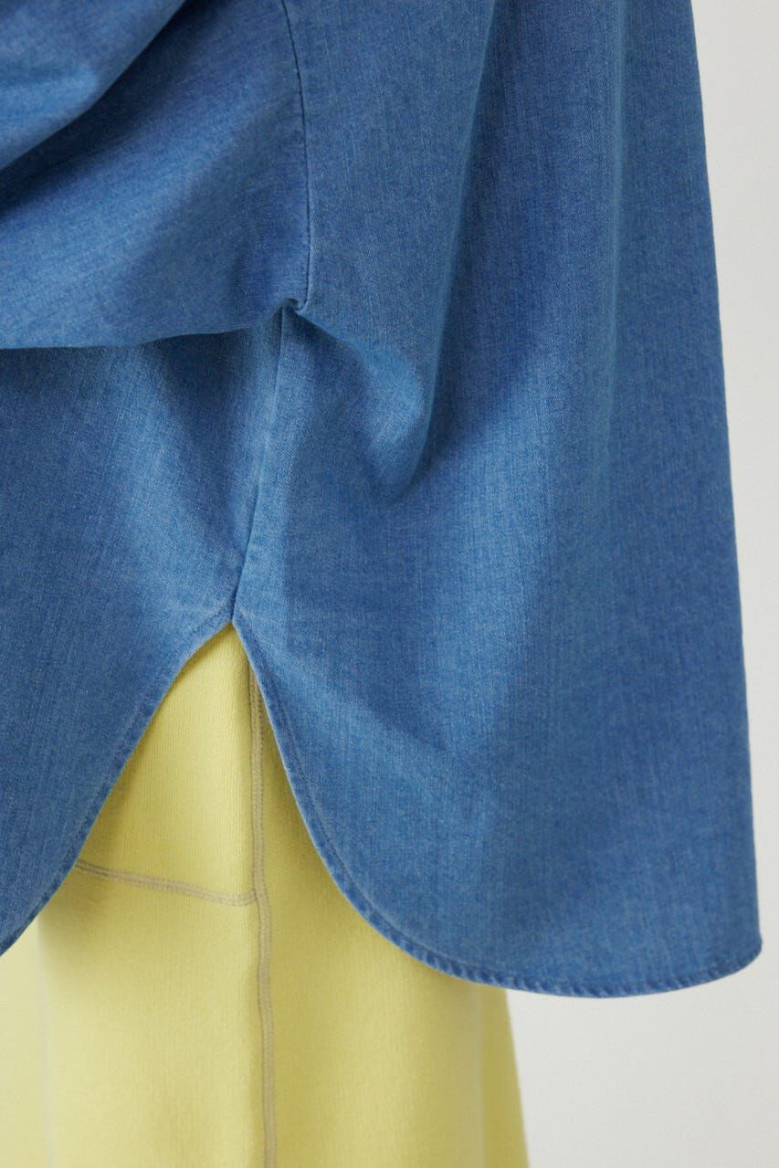 RODEO CROWNS「ボリュームスリーブフレアデニムシャツ」|シャツ・ブラウス|