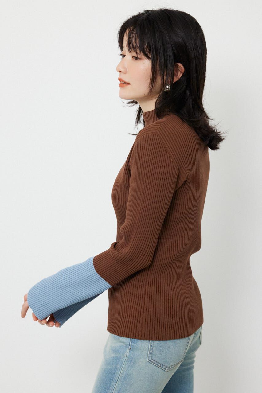 RODEO CROWNS「スリーブカラーニットトップス」|ニット・セーター|