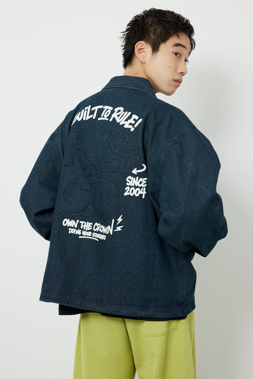 RODEO CROWNS「エンボスロゴデニムジャケット」|デニムジャケット|